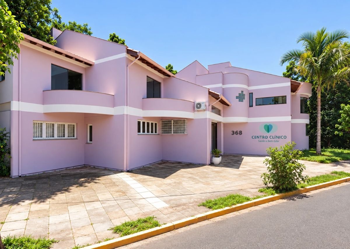 Fachada do Centro Clínico Saúde e Bem-Estar em Triunfo/RS